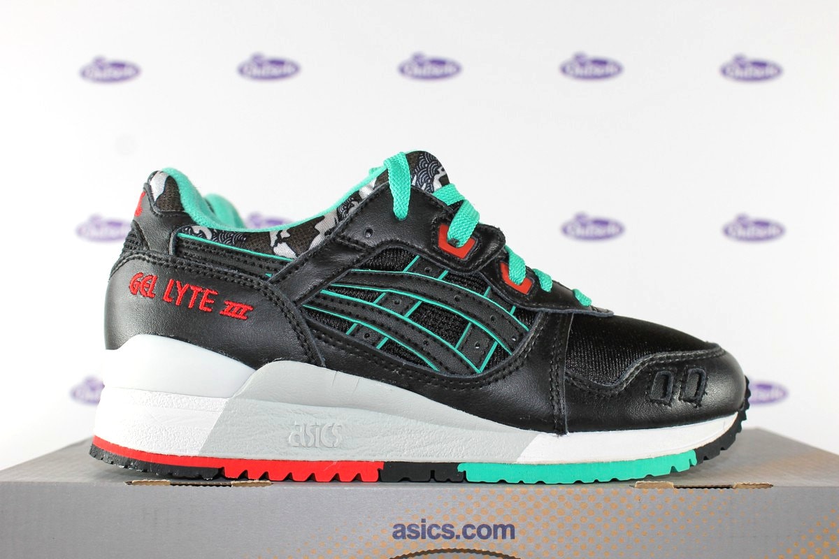 Asics Gel Lyte Black Turquoise - ✓ Online Outsole