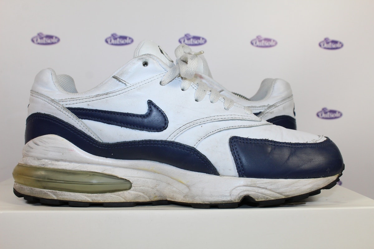 águila rodear cera Nike Air Burst White Mid Navy • ✓ In stock at Outsole