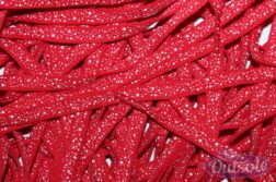 Nike Red White Speckled laces by Outsole 252x167 - Speckled veters - Rood Wit