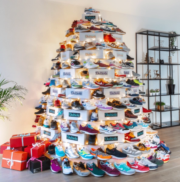 Outsole christmas sneaker tree Outsole christmas sneaker tree