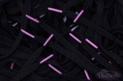 Black Nike laces Pink tips 252x167 - Colored Tips laces - Black - Pink