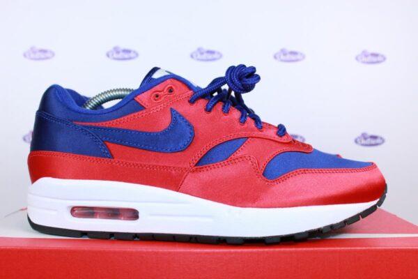 Nike Air Max 1 SE Satin Upper Red Blue DS 4
