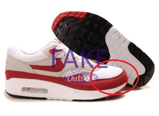 Fake counterfeit neppe Nike Air Max 1 OG Red nose Fake counterfeit neppe Nike Air Max 1 OG Red nose