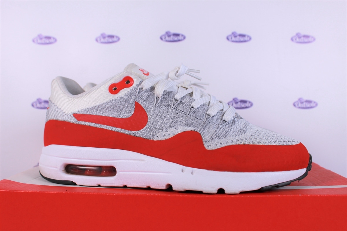 Situación bulto Máxima Nike Air Max 1 Ultra Flyknit OG Red • ✓ In stock at Outsole