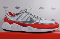 Nike Air Zoom Spiridon Metallic Silver Red 455 5