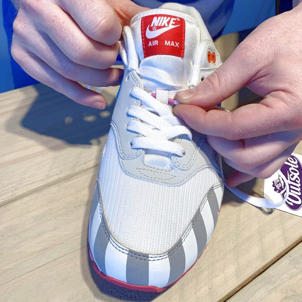 to lace up up your Nike Air 1 sneakers? • Outsole
