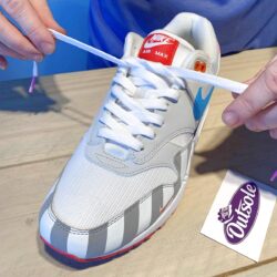 Lacing tutorial veter instructie veteren veters laces Nike Air Max 1 Stap 15 250x250 - How to lace up up your Nike Air Max 1 sneakers?