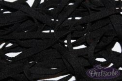 Adidas laces Black flat 252x167 - Adidas veters - Zwart