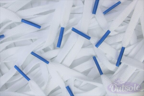 Colored Tips Nike Laces Blue Veters Blauw