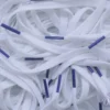 Colored Tips veters - Wit - Koningsblauw