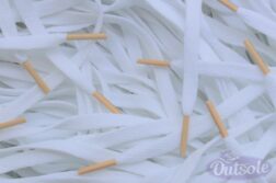Colored Tips Nike Laces Sail Off White Veters 252x167 - Colored Tips veters - Wit - Sail