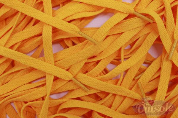Flat laces Gold Yellow