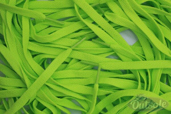 Flat laces Lime