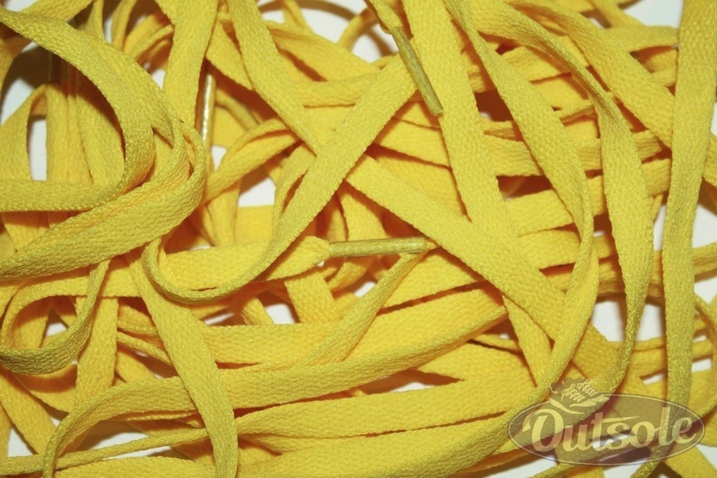 Flat laces Yellow