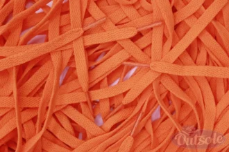 New Balance laces Orange flat