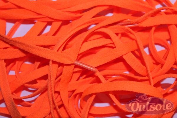 Nike laces Fluor Orange flat