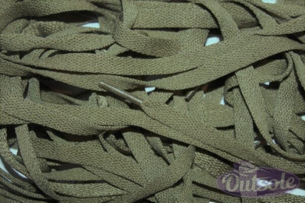 Nike laces Olive Green flat 600x400 - Nike laces - Olive Green