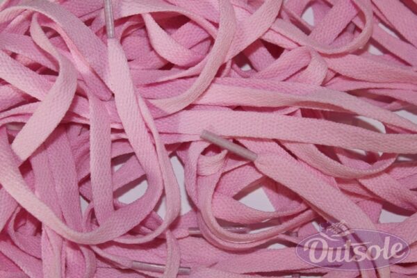 Nike laces Pink flat 600x400 - Nike laces - Pink