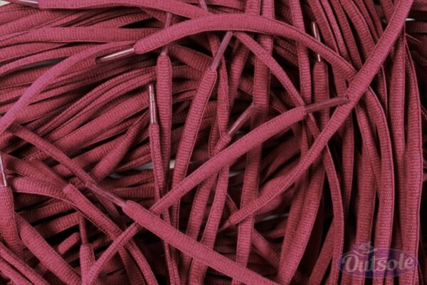 Oval laces Burgundy