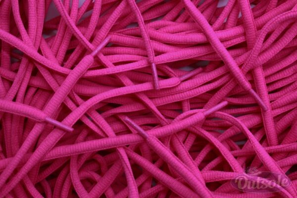 Oval laces Cherry
