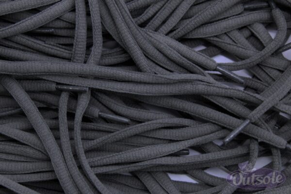Oval laces Dark Grey