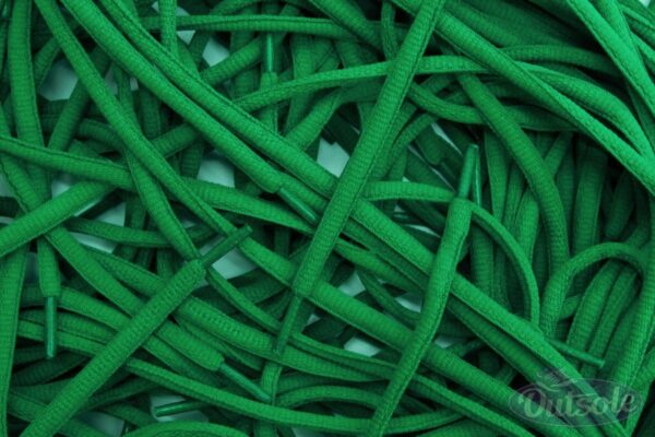 Oval laces Green