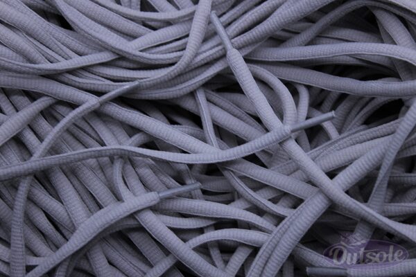 Oval laces Grey