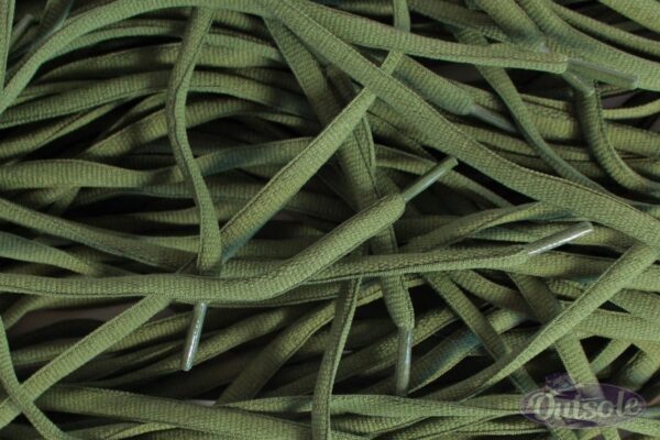Oval laces Olive Green