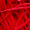 Oval laces Red