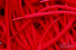 Oval laces Red  252x167 - Ovale veters - Rood