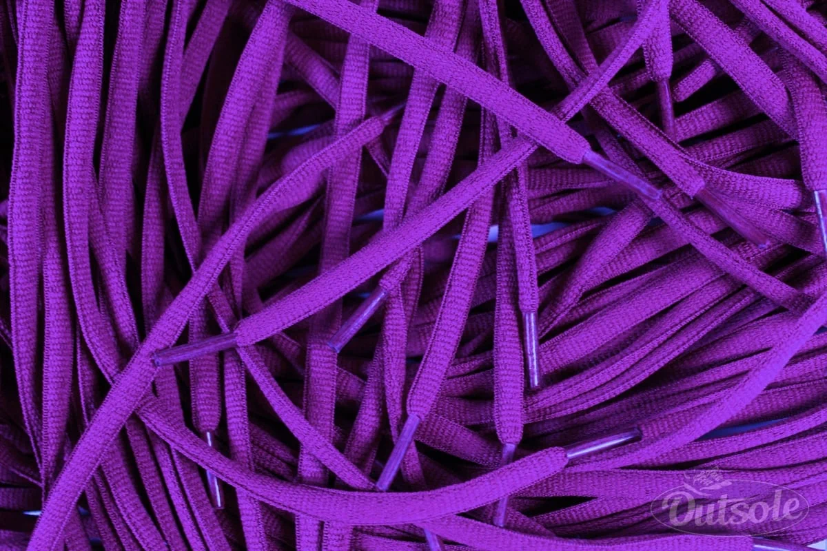Oval laces Violet