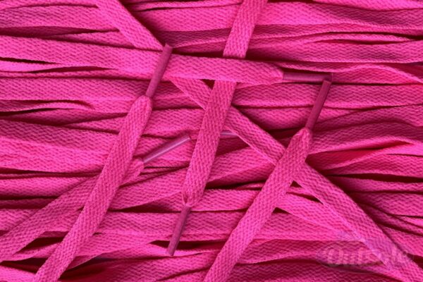 Universal laces Dark Pink veters flat