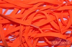 Asics laces Fluor Orange flat 252x167 - Asics platte veters - Fluororanje