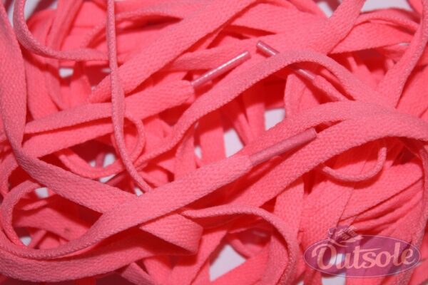 Asics laces Fluor Pink flat