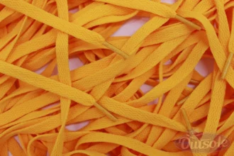 Asics laces Gold Yellow flat
