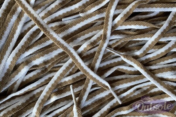 Wave laces Coffee White