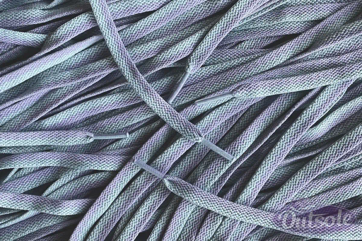 Wave laces Old Mint Lila
