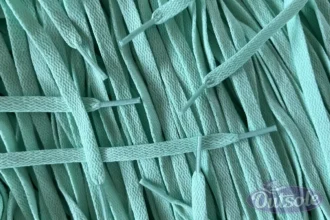 Asics laces Aquamarine flat