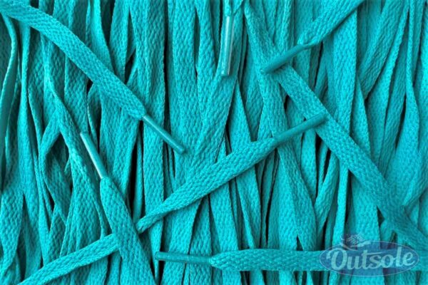 Adidas laces Teal flat