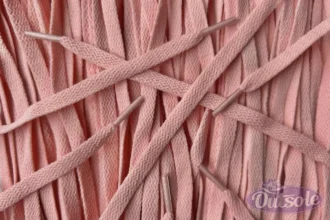 New Balance laces Peach flat