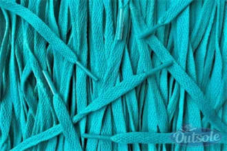 New Balance laces Teal flat