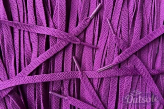 Nike laces Berry flat