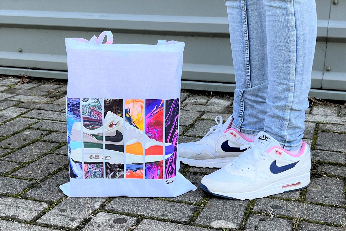 Outsole Nike Air Max 1 tote bag AM1 white 2 - Outsole tote bag - AM1 white (limited)