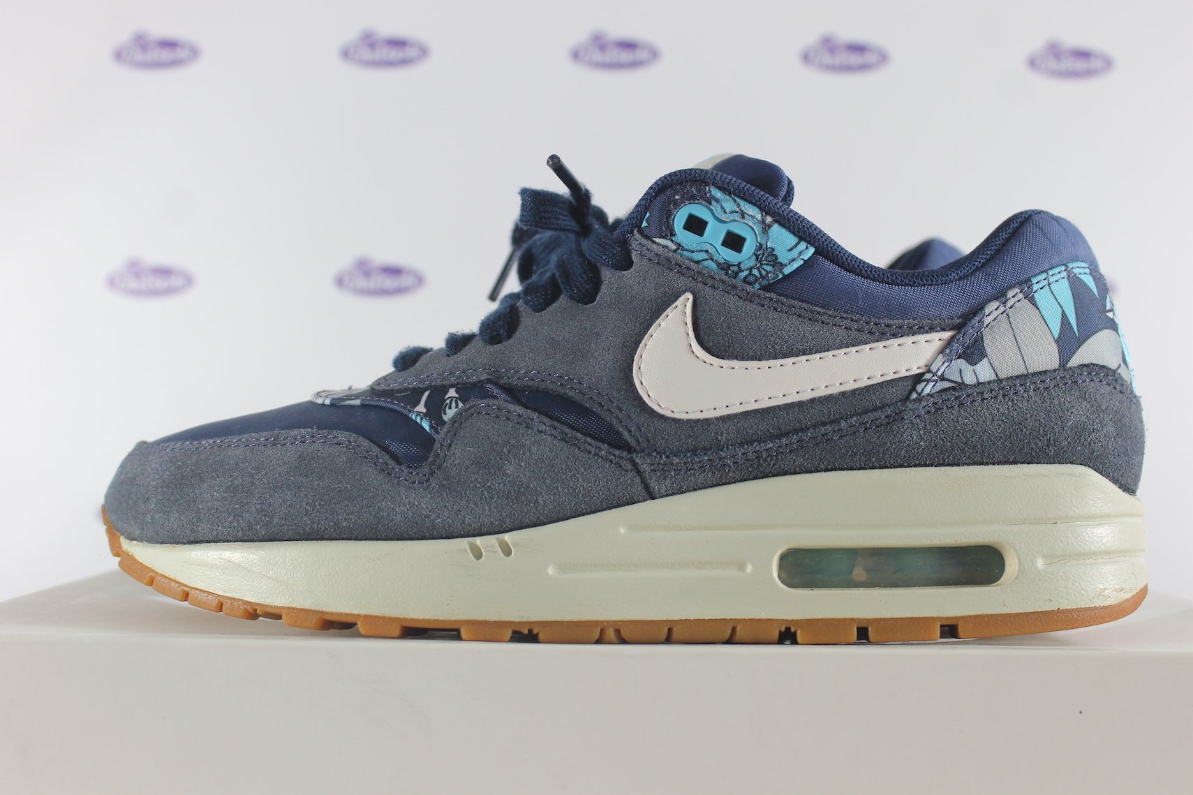 Nike Air Max 1 Aloha Pack Navy • ✓ Op voorraad Outsole