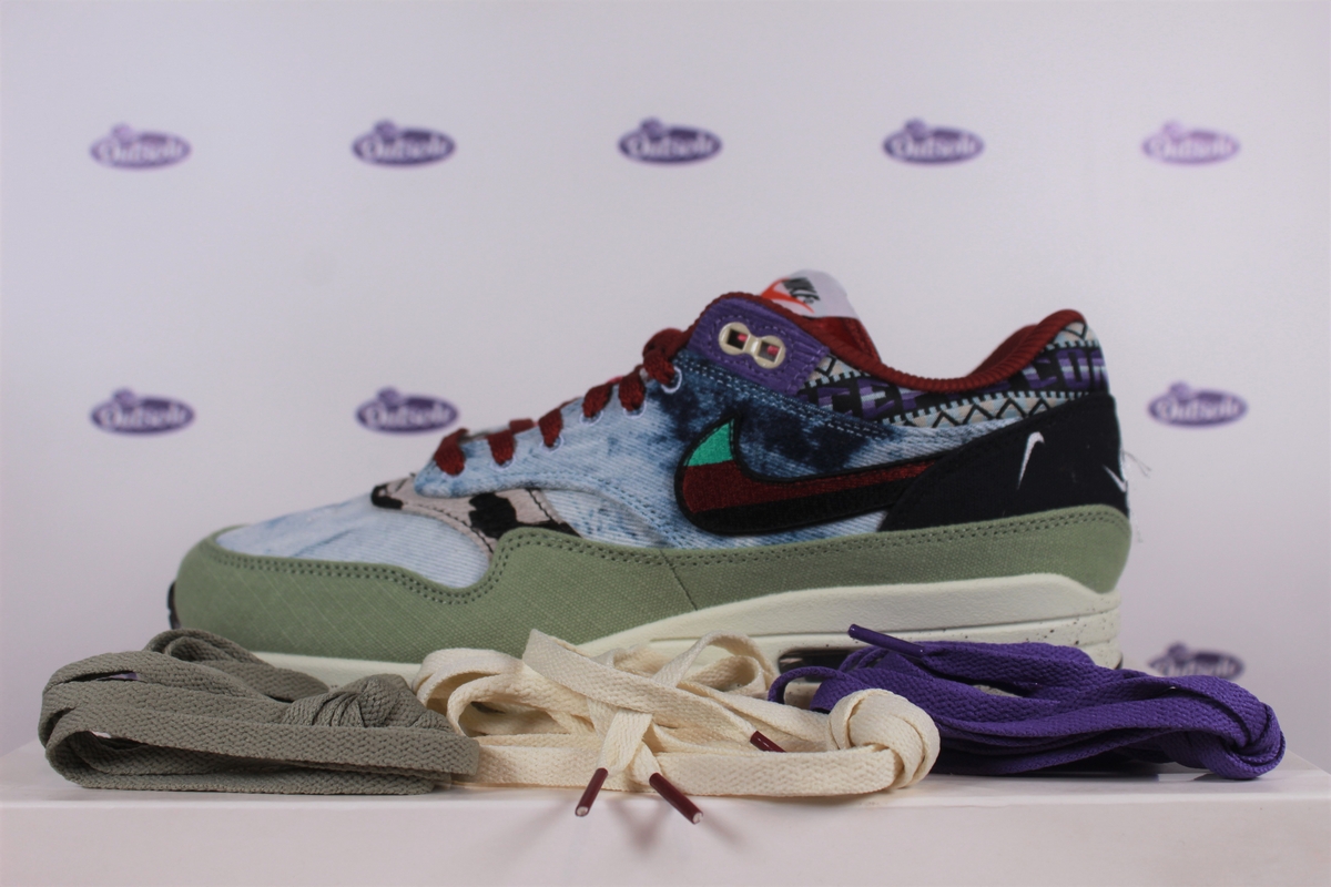 LACE PACK Nike Air Max 1 Concepts SP Mellow Outsole Nike laces - Lace Pack - Nike Air Max 1 Concepts SP Mellow