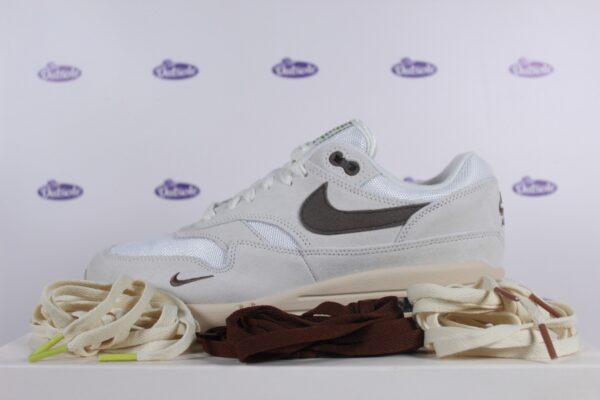 LACE PACK Nike Air Max 1 Iron Stone Outsole Nike laces