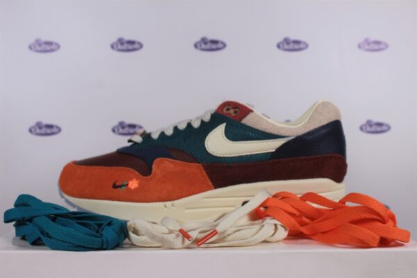 LACE PACK Nike Air Max 1 Kasina SP Wong Ang Orange Outsole Nike laces