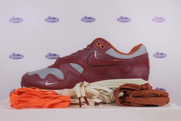 LACE PACK Nike Air Max 1 Patta Waves Rush Maroon Outsole Nike laces