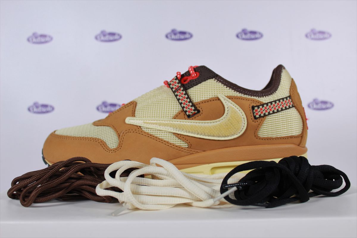 Lace Pack - Nike Air Max 1 Travis Scott Cactus Jack Wheat • ✓ In stock at  Outsole