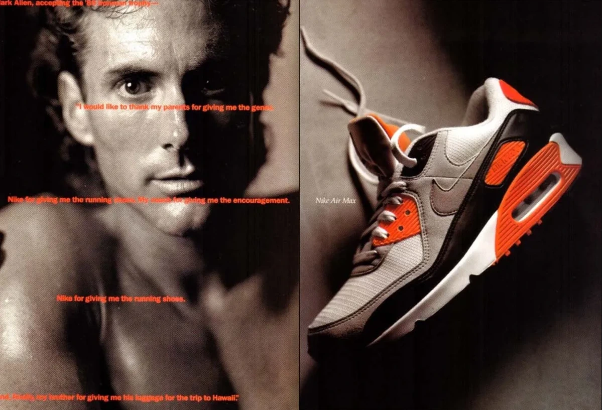 The history of the Nike Air Max 90 Vintage advertisement The history of the Nike Air Max 90 Vintage advertisement